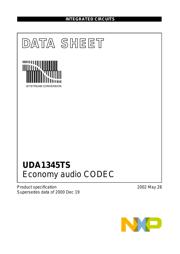 UDA1345TS/N2,112 datasheet.datasheet_page 1