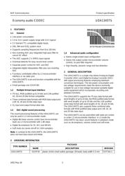 UDA1345TS/N2,112 数据规格书 3