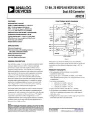 AD9238BST-40PCB 数据规格书 1