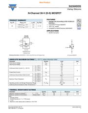 SI2304DDS-T1-GE3 数据规格书 1