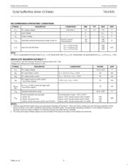 74LV541PW datasheet.datasheet_page 4