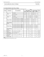 74LV541PW datasheet.datasheet_page 5