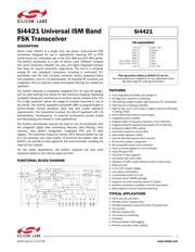 SI4421-A1-FT 数据手册