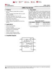 LM567CM/NOPB datasheet.datasheet_page 1