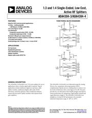 ADA4304-4ACPZ-RL 数据规格书 1