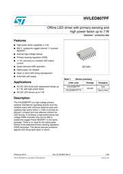 HVLED807PF datasheet.datasheet_page 1