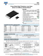 WSL25128L000FEK 数据规格书 1