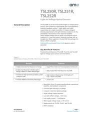 TSL251R-LF 数据规格书 1