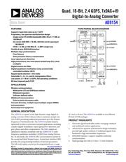 AD9154BCPZ datasheet.datasheet_page 1