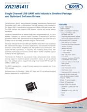 XR21B1411IL16TR-F datasheet.datasheet_page 1