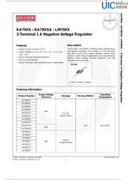 LM7905CT Datenblatt PDF