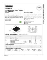 FDS86540 datasheet.datasheet_page 1