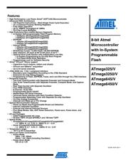 ATMEGA645-16AUR 数据规格书 1
