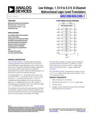 ADG3308BRUZ 数据规格书 1