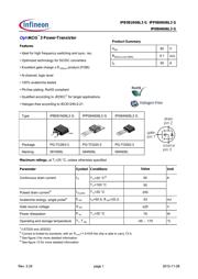 IPB081N06L3G datasheet.datasheet_page 1