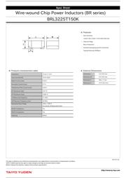 BRL3225T150K 数据规格书 1