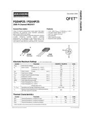 FQD4P25TM datasheet.datasheet_page 1