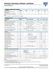 IRF840ASTRRPBF 数据规格书 2