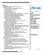 ATMEGA32U4-AU 数据规格书 1