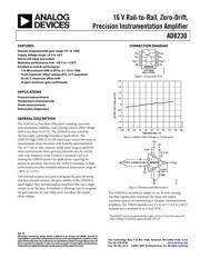 AD8230YRZ Datenblatt PDF