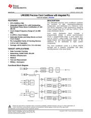 LMK02002 datasheet.datasheet_page 1