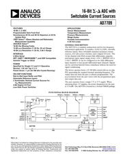 AD7709ARUZ Datenblatt PDF