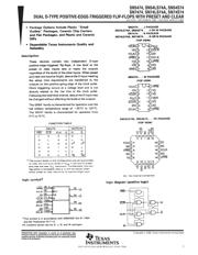 SN74S74DRE4 datasheet.datasheet_page 1