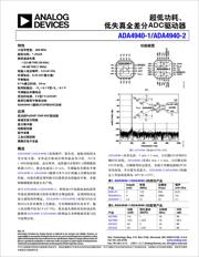 ADA4940-1ACPZ-RL 数据规格书 1