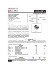 IRLML2502TRPBF Datenblatt PDF