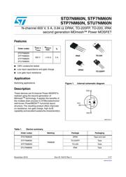 STD7NM60N datasheet.datasheet_page 1