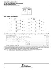 SN74HCT240DWRE4 数据规格书 2