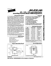 MAX736CWE+ 数据规格书 1