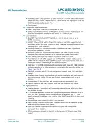 LPC1850FET256/CP3E 数据规格书 2