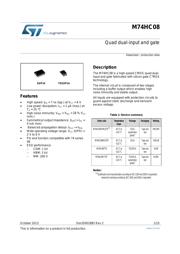 M74HC08B1 Datenblatt PDF
