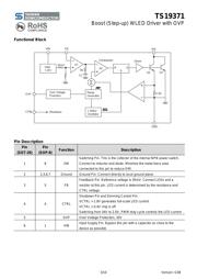 TS19371CX6RF 数据规格书 3