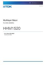 HHM1520 数据规格书 1