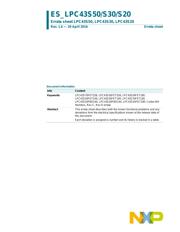 LPC43S50FET180E 数据规格书 1