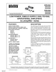 OPA4345EA/2K5 数据规格书 1