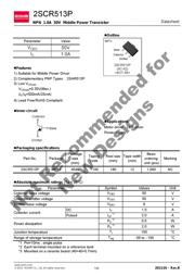 2SCR513PT100 数据规格书 1