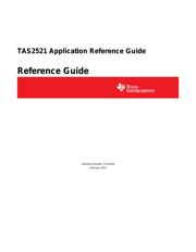 TAS2521EVM 数据规格书 1