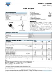 IRFBE20 数据手册