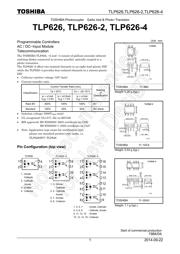 TLP626 Datenblatt PDF