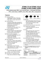 STM8L151R8H6 datasheet.datasheet_page 1