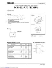 TC7SZ32FU datasheet.datasheet_page 1