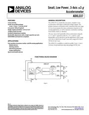 ADXL337BCPZ-RL7 Datenblatt PDF