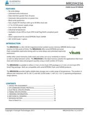 MR25H256CDCR datasheet.datasheet_page 1