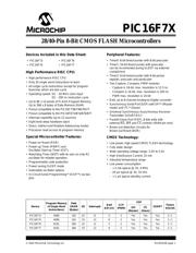PIC16C76-04/SP 数据规格书 3