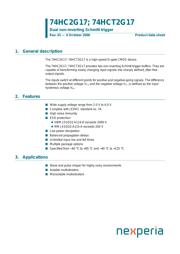 74HC2G17GW,125 datasheet.datasheet_page 1