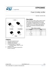 STPS2045CG-TR Datenblatt PDF
