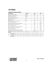 ZXT790AKTC datasheet.datasheet_page 2